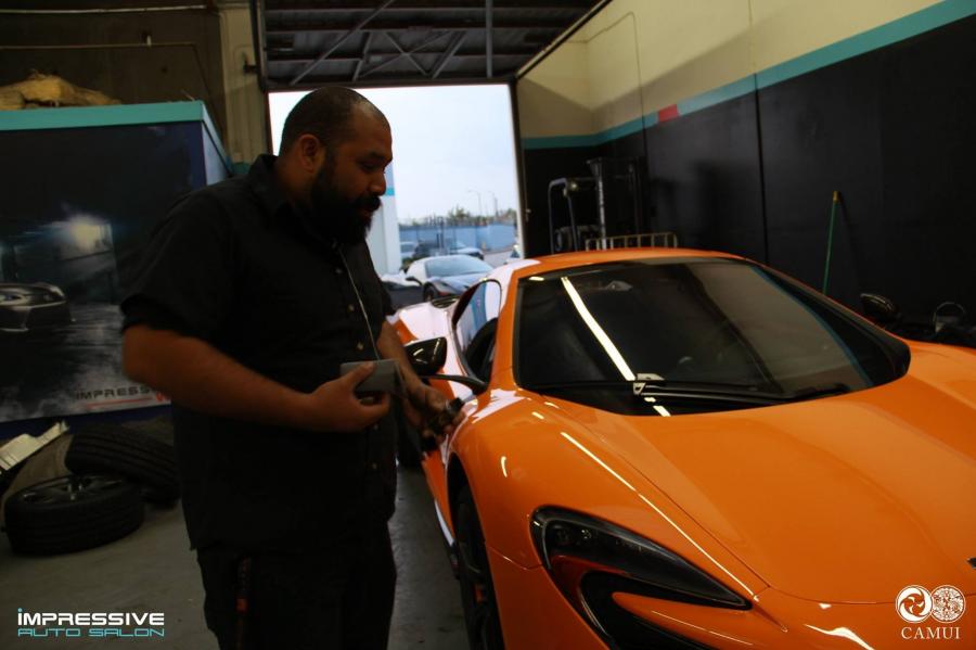  McLaren 650S Camui Crystal Coating by Impressive Wrap 2016 года  (фото 6 из 8)